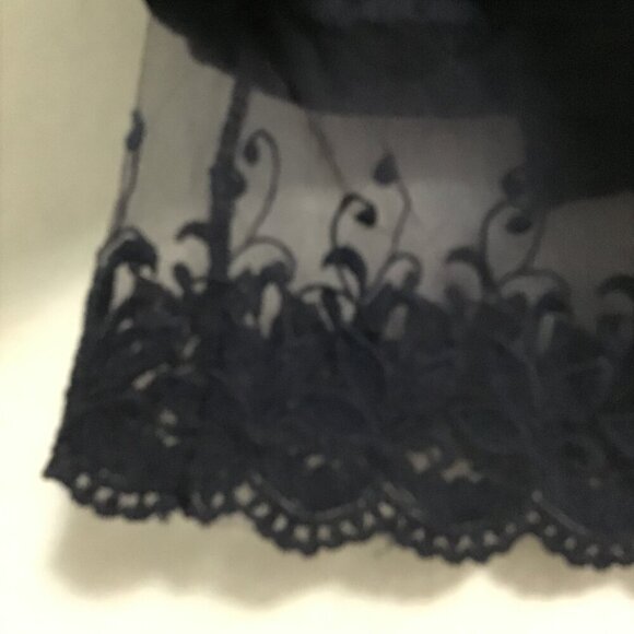 Vivian Shyu Linen Blend Dress with Lace Trim at Hem Size M - Picture 14 of 14